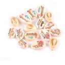 Conchiglie naturali con scritta 10 pz 6