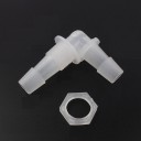 Conector de mangueira em ângulo com porca 4