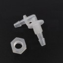 Conector de mangueira em ângulo com porca 6