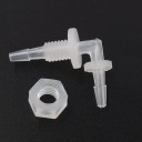 Conector de mangueira em ângulo com porca 5