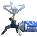 Conector de tripé para fogão a gás Adaptador Metálico Suporte de Estabilização Acessórios de Camping para cozinhar ao ar livre 5