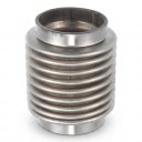 Conector flexible de escape 50,8 x 57 x 82 mm Acoplador de tubo de escape Acero inoxidable Plateado Amortiguación de vibraciones Universal para auto 1