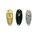 Conector jack de 6,35 mm para guitarra eléctrica, enchufe de repuesto con tornillos de montaje, conexión de color neutro para reparación y mantenimiento. 5