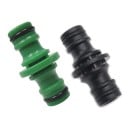 Conector rápido de jardín para manguera de 1/2" diámetro 50 × 26 × 26 mm conector de plástico para conectar mangueras sistema de riego 1