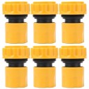 Conector rápido para mangueiras de jardim 6 pcs 1