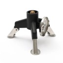 Conector turistic pentru stativ pentru aragaz pe gaz Adaptator metalic Suport de stabilizare Accesorii pentru camping pentru gătit în aer liber 1