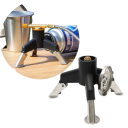 Conector turistic pentru stativ pentru aragaz pe gaz Adaptator metalic Suport de stabilizare Accesorii pentru camping pentru gătit în aer liber 7