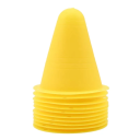 Cônes d'entraînement ensemble de 10 pièces 7,5 x 8 cm Petits cônes en plastique pour l'entraînement d'activités sportives Outil 5