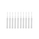 Conjunto 10 pcs mini escova de limpeza 6x0,5 cm Escova de nylon para chuveiro teclado telefone Aberturas contra entupimentos Plástico de polipropileno ferramenta 1