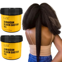 Conjunto 2 embalagens de Óleo de Rícino Preto Jamaicano para o crescimento do cabelo e nutrição do couro cabeludo Cuidado natural contra a queda 3