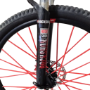 Conjunto 2 pcs autocolante impermeável para o amortecedor dianteiro de bicicleta de montanha Autocolante protetor para a suspensão Acessórios 16