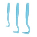 Conjunto 3pcs Removedor de Carraças e Pulgas para Cães e Gatos Gancho Pinça Extrator de Parasitas Acessório para Animais de Estimação Cuidados 3