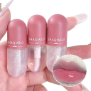 Conjunto 3x óleo transparente incolor brilhante para lábios Hidratação e brilho Cuidado suave para os lábios Nutrição intensa Brilho sem pegajosidade Lábios com aparência natural 2