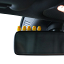 Conjunto 5 pcs mini patos decoração para o interior do carro Ornamento para espelho retrovisor e painel de instrumentos Acessório original para amantes de detalhes adoráveis 3