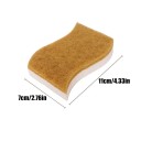 Conjunto 6 pcs Esponja de Limpeza 11 x 7 x 3 cm Sisal Natural Pasta de Madeira Microfibra Forma S Esponja de Cozinha 2