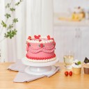 Conjunto 6 pcs, suporte rotativo para pasteleiro com espátulas e espátulas de decoração de bolos Estrutura estável rotação suave 4