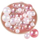 Conjunto de 10 bolas de 3 cm Decoração colorida para bolo O adornos plásticos redondos Fácil colocação em bolo festivo 3