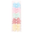 Conjunto de 10 ganchos para cabelo com laço 6,1 x 4,3 cm Ganchos elegantes com laço Acessórios coloridos para cabelo Para raparigas Mulheres 4