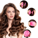 Conjunto de 10 pcs de bobes de silicone sem calor para cabelo Ondas descontraídas Ferramentas moldáveis em duas tamanhos Para todos os comprimentos de cabelo 11