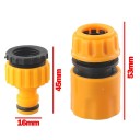 Conjunto de 10 pcs de conexões rápidas para mangueira Conexões rápidas de plástico para irrigação de jardim Conexão à torneira de água Lavagem de automóveis Jardim 5