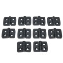 Conjunto de 10 pequenas dobradiças 35 x 25 x 2 mm Dobradiças para portas, armários e gavetas Práticas para o lar e móveis 4