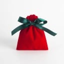 Conjunto de 10 sacos de veludo coloridos com cordão de 10×12 cm e fitas coloridas, sacos de presente para joias e pequenos objetos 3