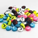 Conjunto de 10 unidades de amortecedores de vibrações em silicone para raquetes de ténis Acessórios coloridos reversíveis para amortecimento 1