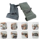 Conjunto de 10 unidades de bandagens traumatológicas médicas 10,5x162 cm Curativo de emergência estéril com almofada e anel de fixação Primeiros 4