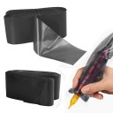 Conjunto de 100 unidades de capas de proteção descartáveis para cabos de máquinas de tatuagem 5 × 80 cm Coberturas higiénicas em polietileno Proteção contra contaminação 2