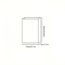 Conjunto de 12 sacos de papel para presente 13 × 8 × 24 cm, sacos de papel coloridos com fundo plano para presentes e decorações 2