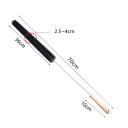 Conjunto de 2 escovas flexíveis S 70 cm e L 75 cm para limpeza de radiadores, secadores, aberturas de ventilação e bolinhas de pelos Cerdas de nylon Cabo de madeira 6