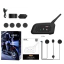 Conjunto de 2 intercomunicadores EJEAS V6 Pro Plus con alcance de 800 m, Bluetooth 5.1, IP67, reducción de ruido CVC y duración de batería de hasta 18 3
