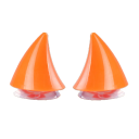 Conjunto de 2 pcs de chifres de silicone para capacete Decorações adoráveis com ventosas Acessórios removíveis para capacete de todo-o-terreno Unissexo Decoração sem danos 12