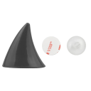 Conjunto de 2 pcs de chifres de silicone para capacete Decorações adoráveis com ventosas Acessórios removíveis para capacete de todo-o-terreno Unissexo Decoração sem danos 3