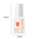 Conjunto de 2 pcs de cola forte para unhas 7g para tips artificiais, unhas acrílicas e unhas adesivas de longa duração 2