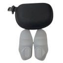 Conjunto de 2 pcs de reforçadores elásticos para dedos 9,1 x 4,3 x 2 cm Honeycomb PVC com estojo de proteção Treinador de agarrar 3