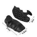 Conjunto de 2 pcs de reforçadores elásticos para dedos 9,1 x 4,3 x 2 cm Honeycomb PVC com estojo de proteção Treinador de agarrar 8