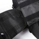Conjunto de 2 unidades de malas laterais para motocicleta 44,9×21,8×31,7 cm malas de PU para baixo do assento Caixas de armazenamento de viagem 4