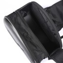 Conjunto de 2 unidades de malas laterais para motocicleta 44,9×21,8×31,7 cm malas de PU para baixo do assento Caixas de armazenamento de viagem 5
