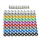 Conjunto de 20 elementos de fixação para scooters elétricos Dualtron 1 2 3 Thunder Eagel Ultra Zero – 10 parafusos e 10 arruelas de metal 1