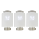 Conjunto de 3 válvulas termostáticas inteligentes Tuya ZigBee Controlo por aplicação Suporte Alexa Google Home Programação semanal Radiador Casa 1