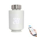 Conjunto de 3 válvulas termostáticas inteligentes Tuya ZigBee Controlo por aplicação Suporte Alexa Google Home Programação semanal Radiador Casa 4