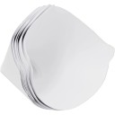 Conjunto de 30 filtros de papel 100 mesh 19 x 11 cm Funis de filtragem descartáveis para resina UV impressão SLA e impressoras LCD 1