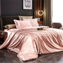 Conjunto de 4 pcs de roupa de cama King Size Capa de edredão 220 x 240 cm Lençol 230 x 250 cm 2x capa de almofada 48 x 74 cm Roupa 6