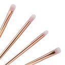 Conjunto de 4 pincéis para sombras de olhos em cor dourada-rosa 6