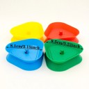 Conjunto de 4 suportes para cartas Acessório para jogos de cartas Suportes de plástico para cartas Facilita a seguridade para crianças e idosos Acessório para Canasta Uno 3