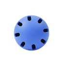 Conjunto de 5 bolas de treino de baseball 74 mm EVA Super macias para treino interior e exterior Bolas com orifícios Cor preta e azul 4