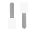 Conjunto de 5 fitas adesivas de nylon para organização de cabos reutilizáveis com velcro 6