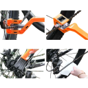 Conjunto de 5 pcs de limpadores de corrente para bicicleta Escovas de plástico para lavagem de corrente e pinhões Bicicletas de montanha Ferramentas de ciclismo à prova de poeira 5