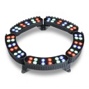 Conjunto de 5 peças de luzes LED exteriores em torno da árvore 12 W Diâmetro interno 310 mm Liga de alumínio Classe de proteção IP65 Luz RGB colorida Para iluminar o tronco 1